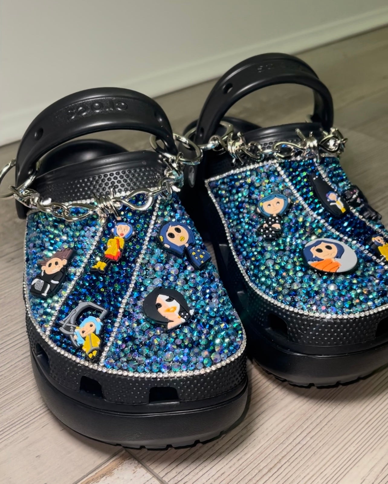 Coraline Bling Crocs (Order through Instagram OR Email)