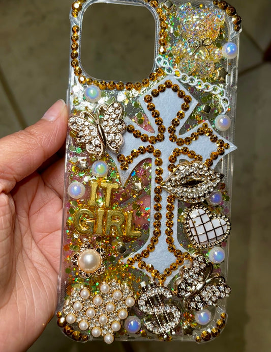 Golden Luxe Cross Phone Case